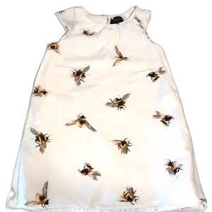Victoria Beckham for target white bee girls dress size medium